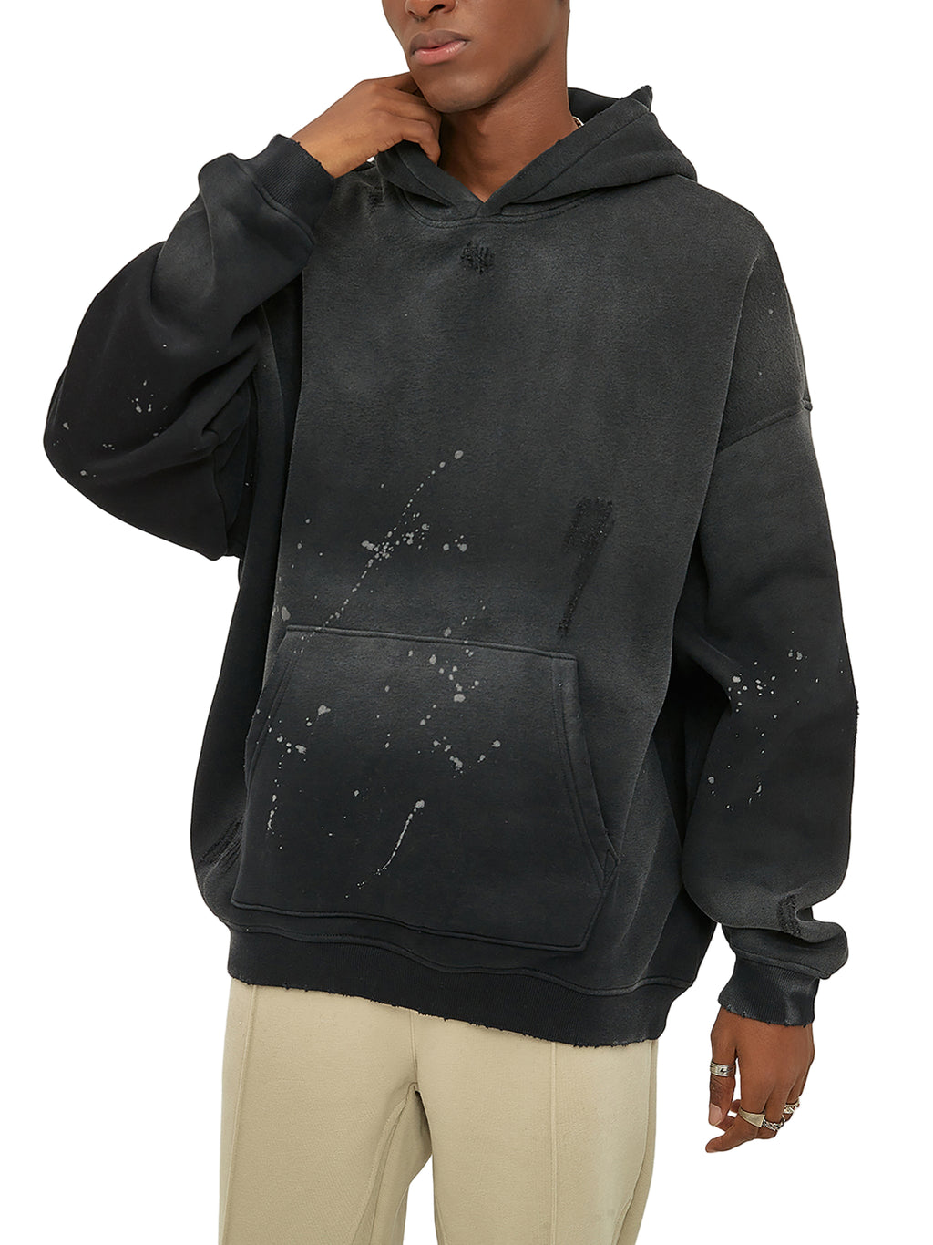 Washed Splatter Hoodie